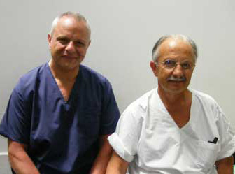 Ernesto Pintore e Horacio Galante, Corso di chirurgia percutanea Chivilcoy Argentina