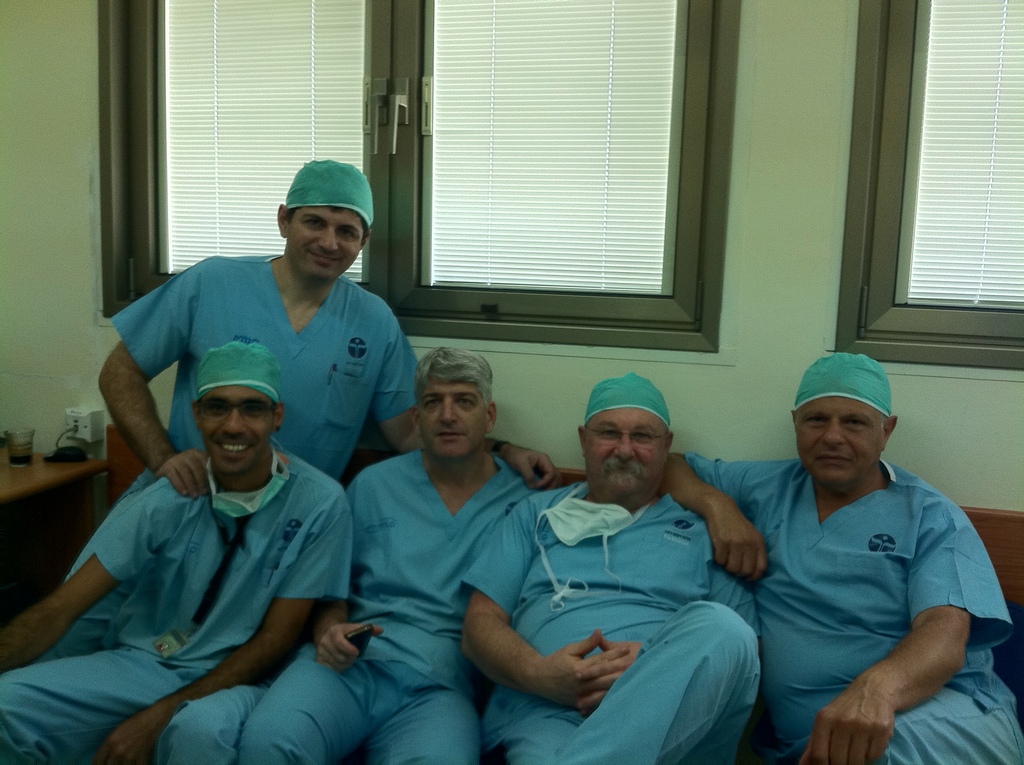 Equipe ortopedica Rabin Hospital Petah Tikvah